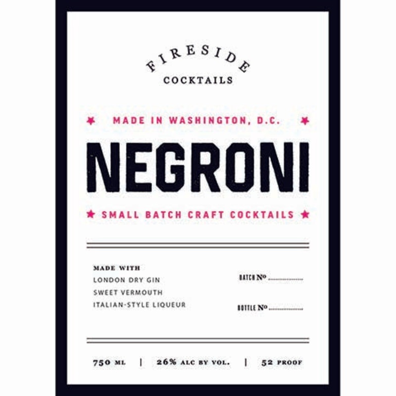Fireside Negroni Cocktail 750ML BTL