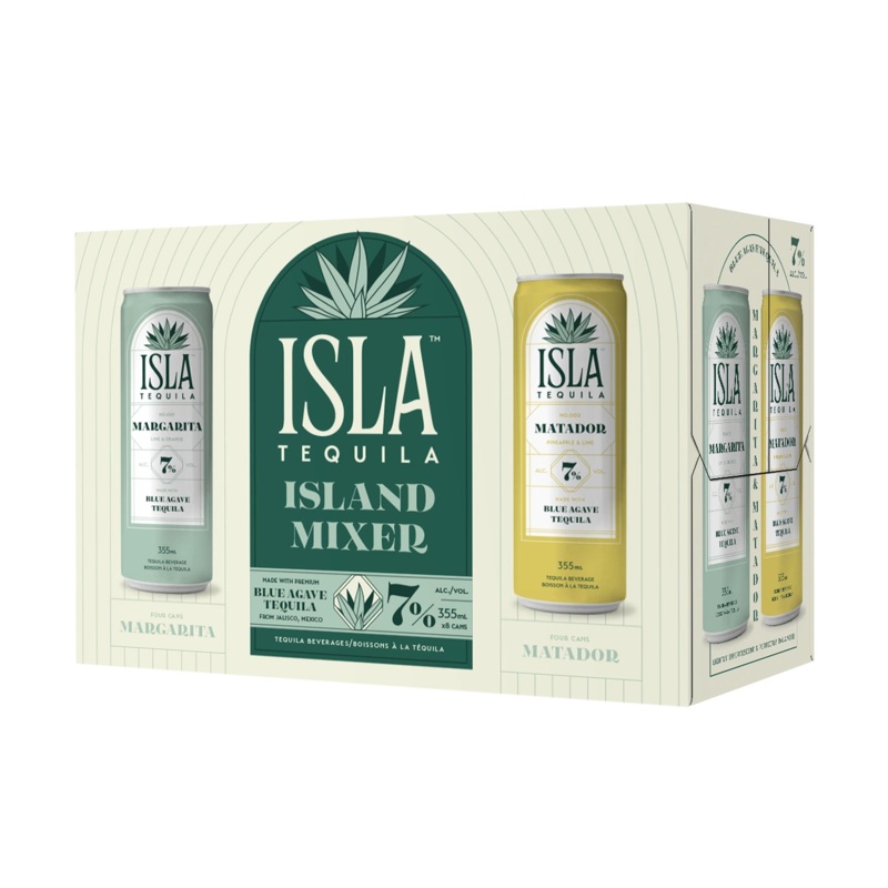 ISLA TEQUILA ISLAND MIX PACK 355ML 8PK CAN @ Southgate [1053250] 2840 ml