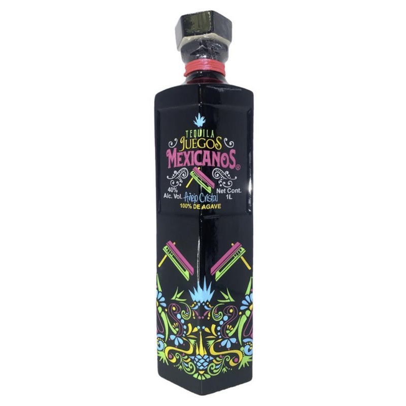 Juegos Mexicanos Aejo Cristal Tequila 1L