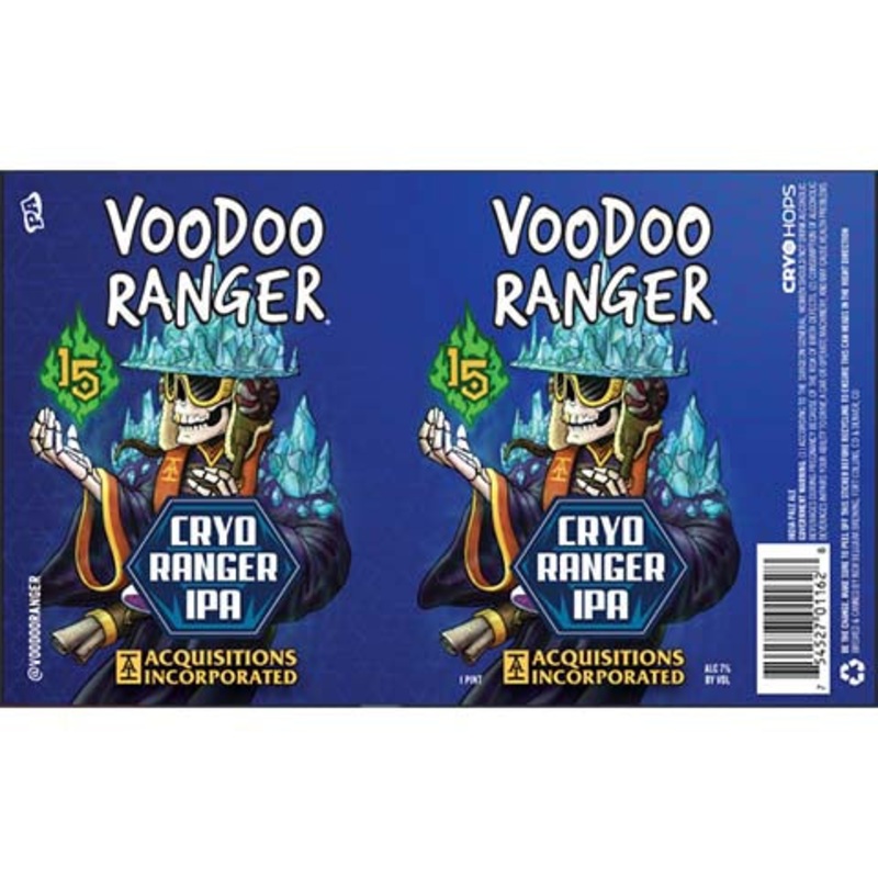 New Belgium Voodoo Ranger Cryo Ranger IPA 16OZ SINGLE CAN