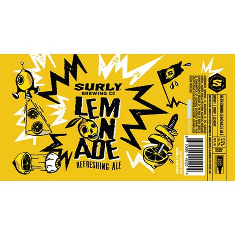 Surly Refreshing Lemonade 12OZ SINGLE CAN