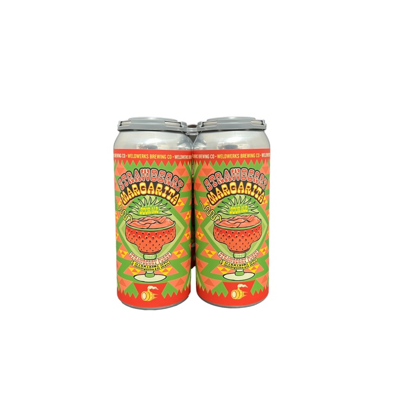 Weldwerks Strawberry Margarita Sour 4 Pack Cans