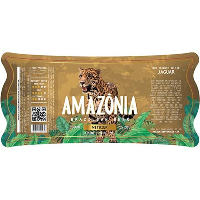 Amazonia Brazilian Beer Witbier 500ML BTL