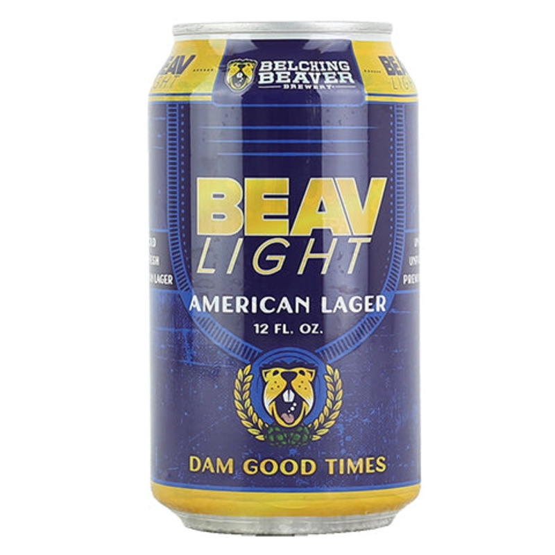 Belching Beaver Beav Light American Lager 12OZ SINGLE CAN