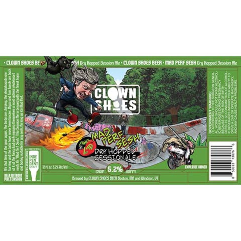 Clown Shoes Mad Perf Sesh Dry Hopped Session Ale 12OZ SINGLE CAN