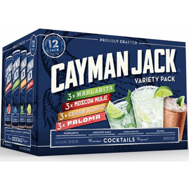 Cocktail Cayman Jack 12pk Variety