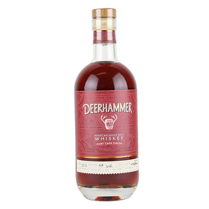 Deerhammer 'Port Cask Finish' American Single Malt Whiskey 750ML BTL