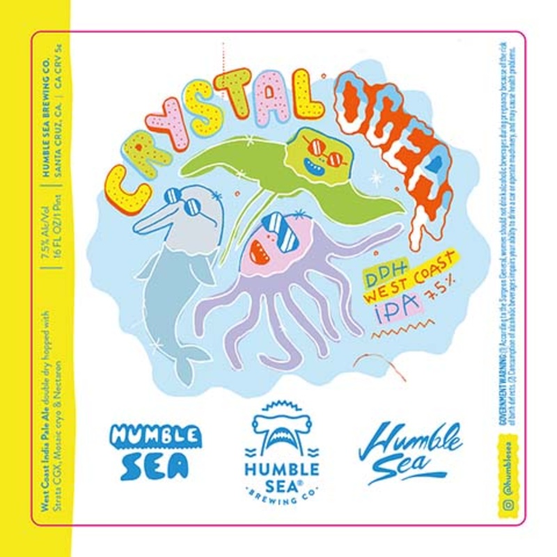 Humble Sea Crystal Ocean IPA 16OZ SINGLE CAN