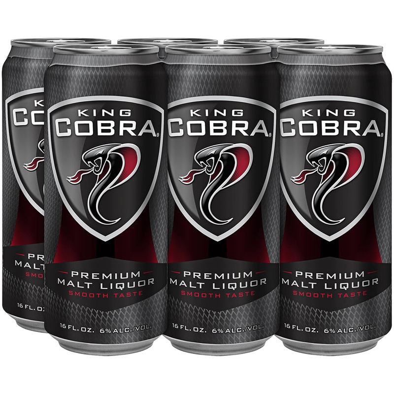 King Cobra Malt Liquor 4x 6 Pack (16 oz Cans)