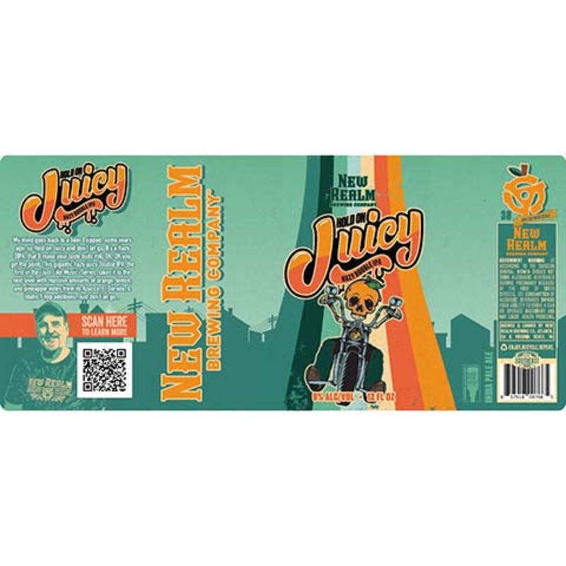 New Realm Hold On Juicy Hazy DIPA 12OZ SINGLE CAN