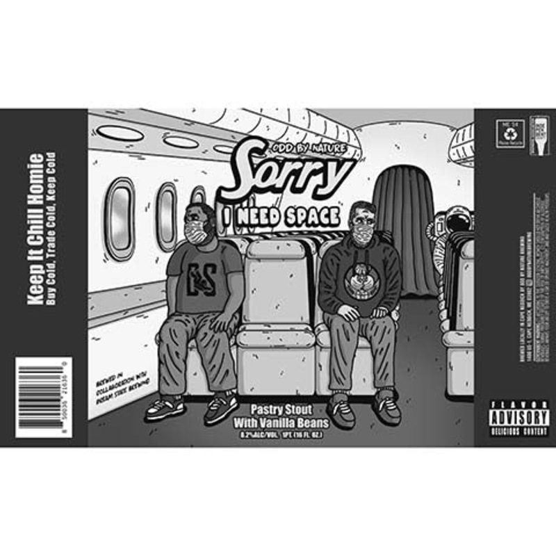 Odd By Nature Sorry I Need Space Pastry Stout 16OZ SINGLE CAN