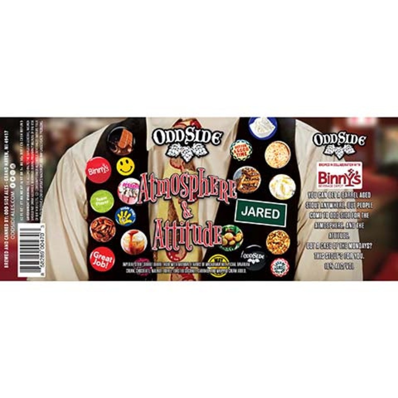 Odd Side Ales Atmosphere & Attitude Imperial Stout 12OZ SINGLE CAN