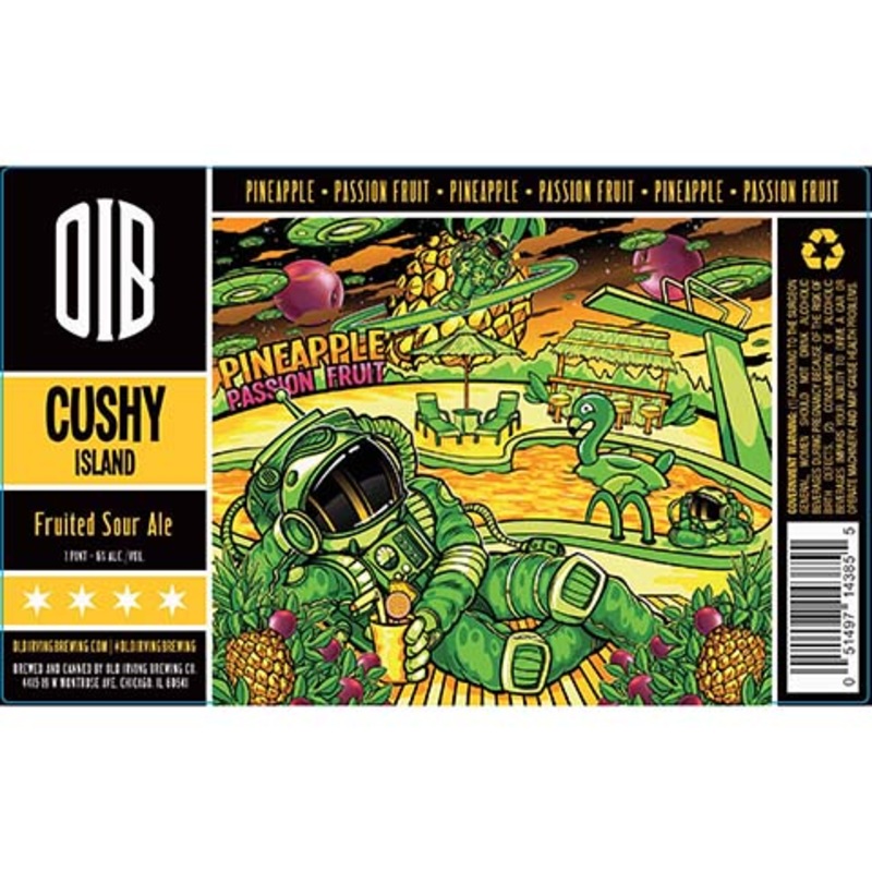 Old Irving Cushy Island Fruited Sour Ale 16OZ SINGLE CAN