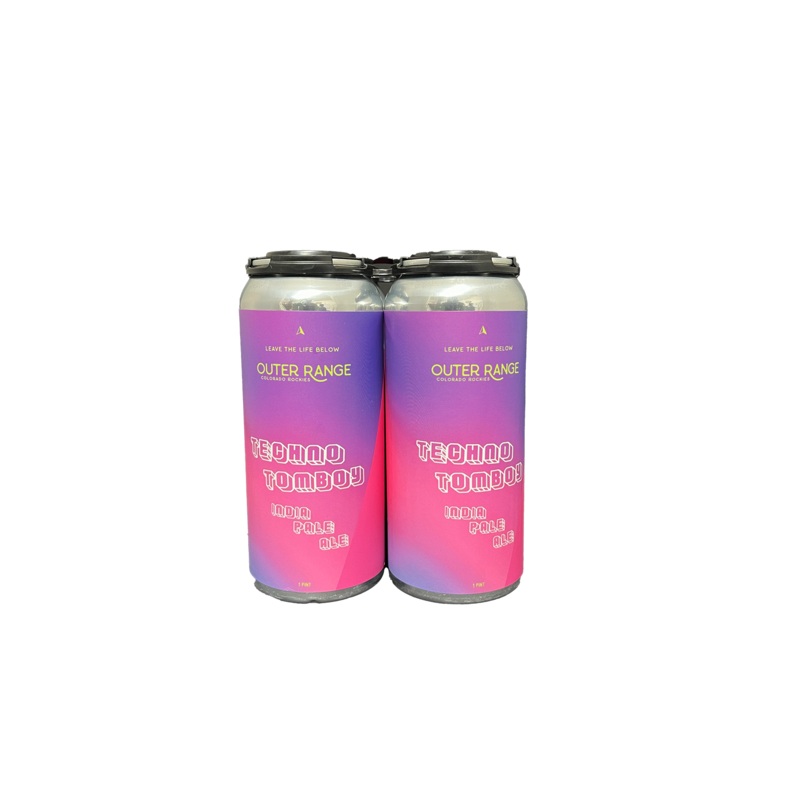 Outer Range Techno Tomboy IPA 4 Pack Cans