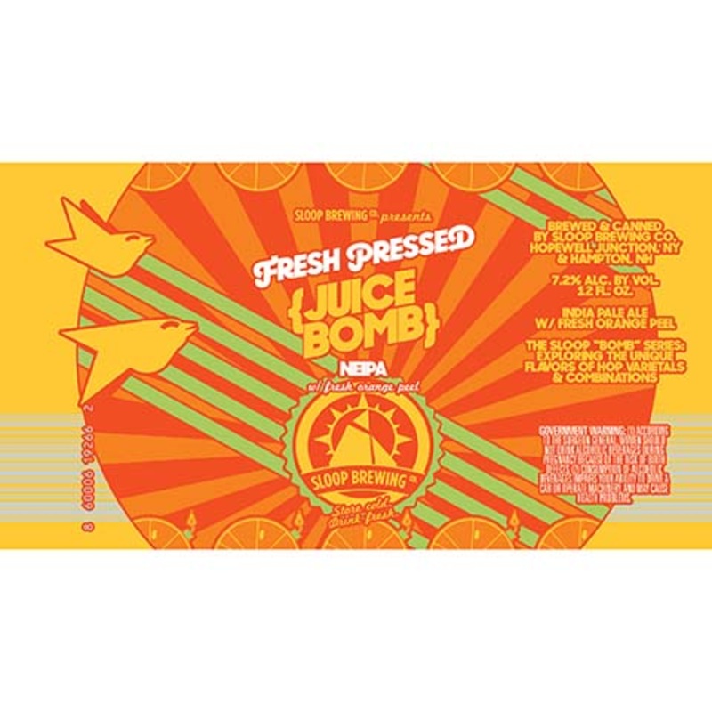 Sloop Fresh Pressed Juice Bomb NEIPA 12OZ SINGLE CAN