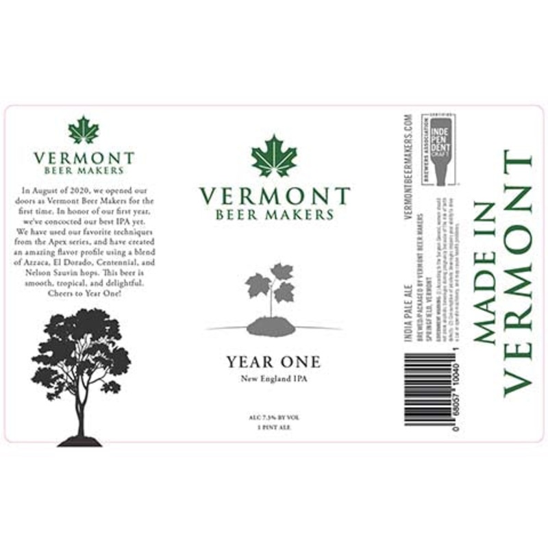 Vermont Year One New England IPA 16OZ SINGLE CAN