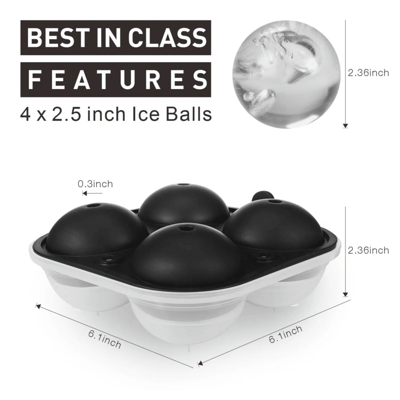 Whiskey Ice Ball Maker 2.5"