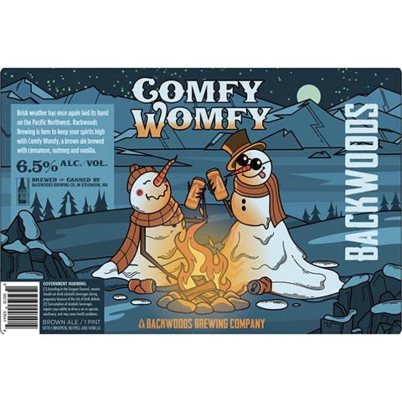 Backwoods Comfy Womfy Brown Ale 16OZ SINGLE CAN