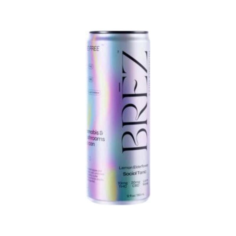 BREZ Lemon Elderflower 10mg Social Tonic