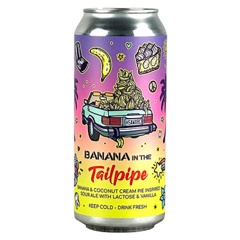 Hidden Springs Banana In the Tailpipe Sour Ale 16OZ SINGLE CAN