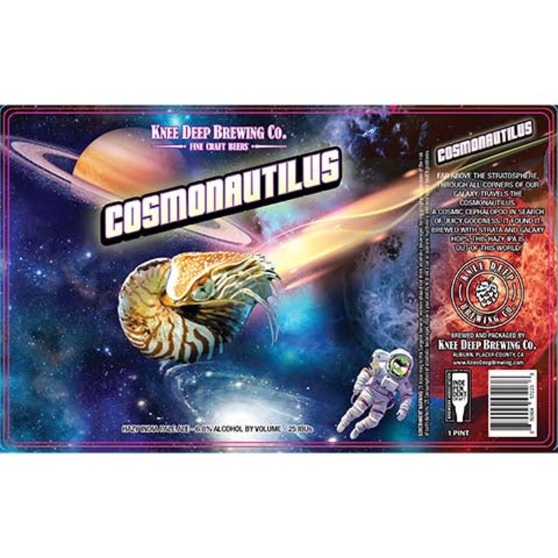 Knee Deep Cosmonautilus Hazy IPA 16OZ SINGLE CAN