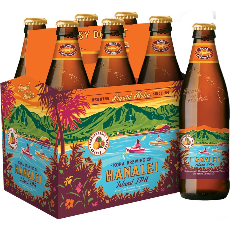 KONA BREWING - HANALEI ISLAND 6 BTLS