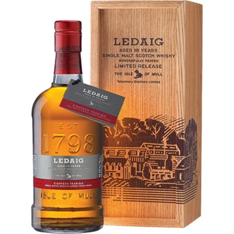 LEDAIG 18YR SINGLE MALT SCOTCH WHISKY 700ML @ Kelowna [1002687] 700 ml