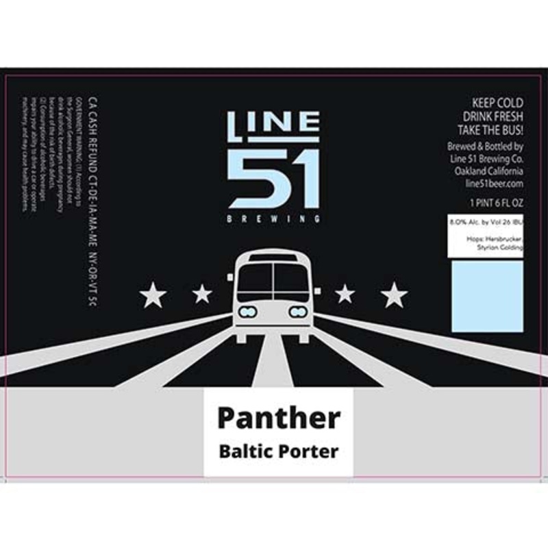 Line 51 Panther Baltic Porter 22OZ SINGLE BTL