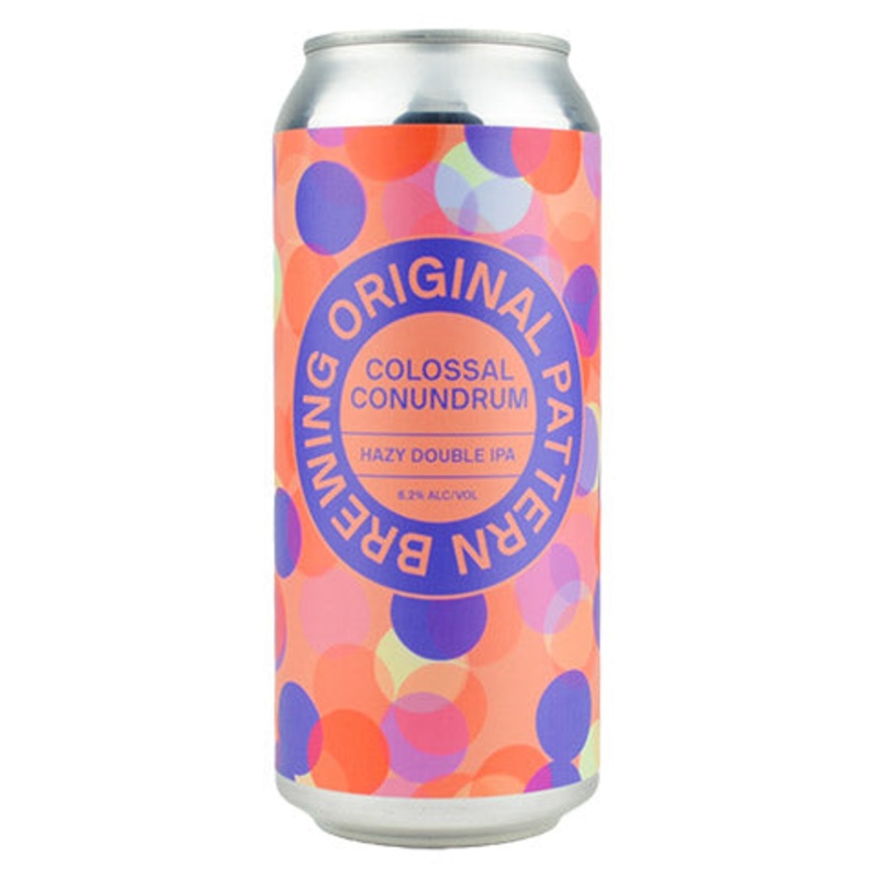Original Pattern Colossal Conundrum Double Hazy IPA 16OZ SINGLE CAN