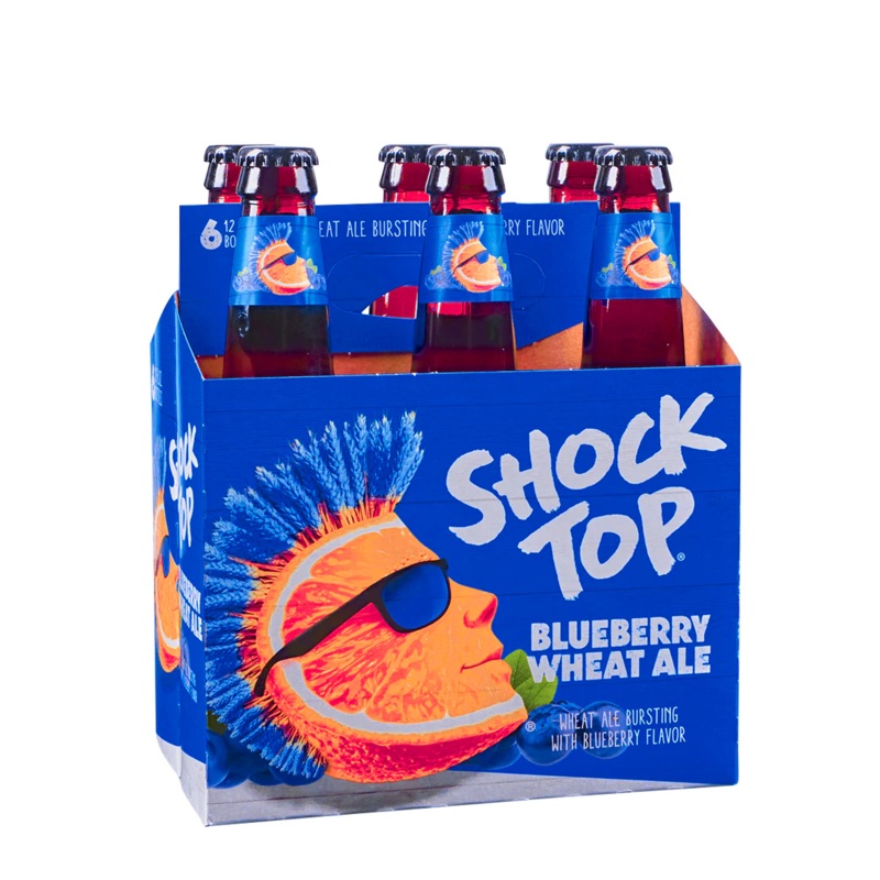 Shock Top Blueberry Wheat Ale Beer 6pk 12 fl oz
