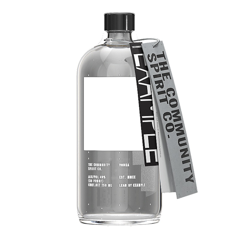 THE COMMUNITY SPIRIT CO. VODKA 80 750ML 750ML