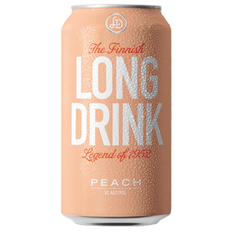 The Long Drink Company Peach Cocktail 6 Pack