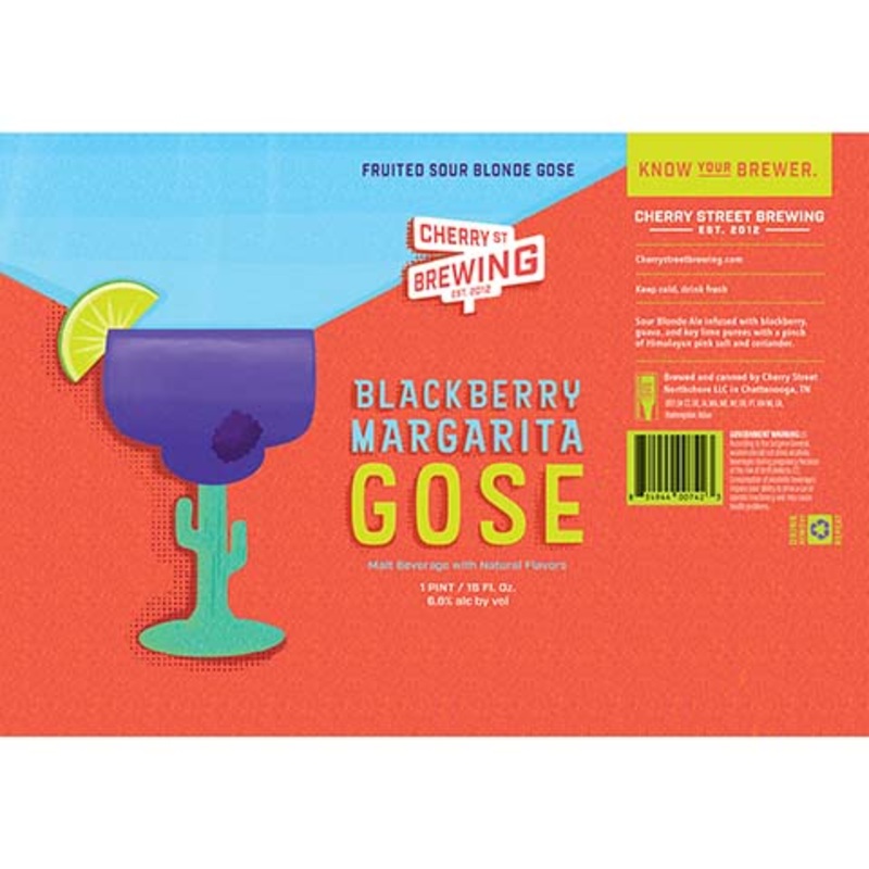 Cherry St Blackberry Margarita Gose 16OZ SINGLE CAN