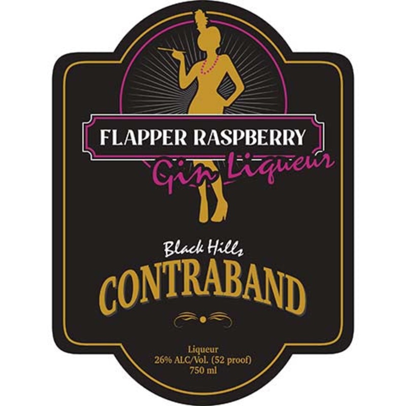 Contraband Flapper Raspberry Gin Liqueur 750ML BTL