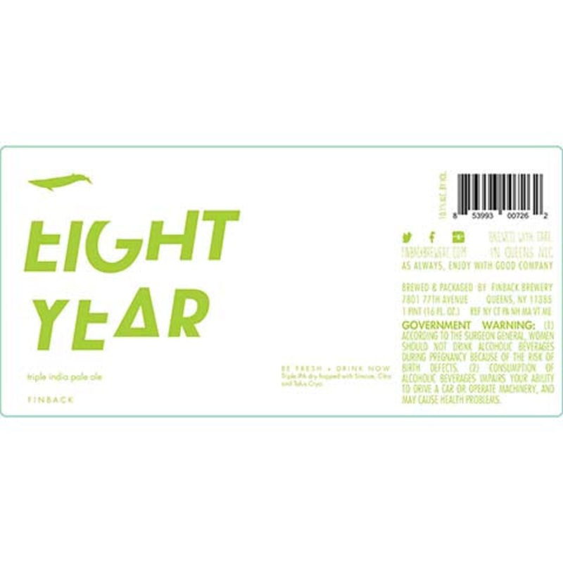 Finback Eight Year TIPA 16OZ SINGLE CAN