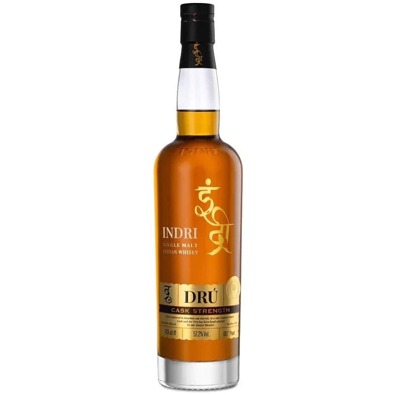 Indri 'DRU' Cask Strength Single Malt Indian Whisky 750ML BTL