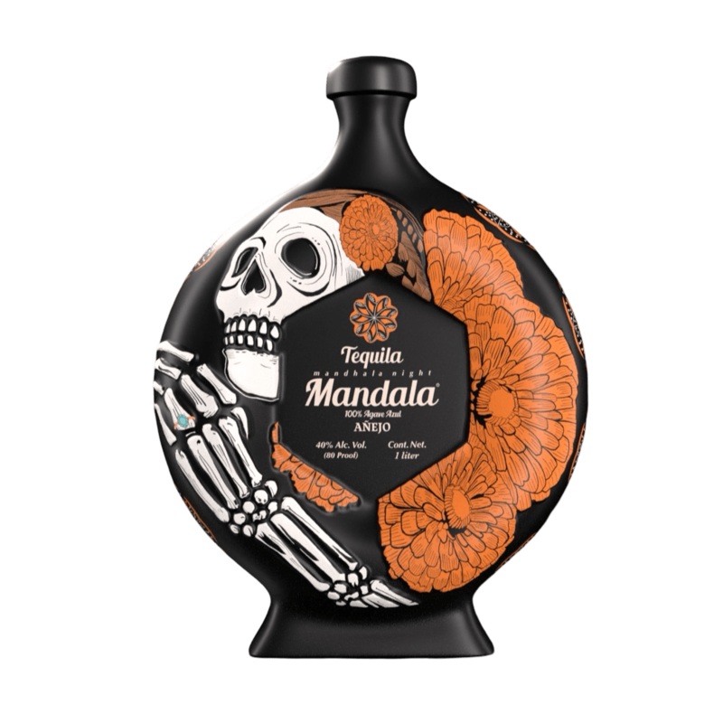 Mandala Tequila Anejo Dia De Los Muertos "La Catrina" 2025 Edition 1L