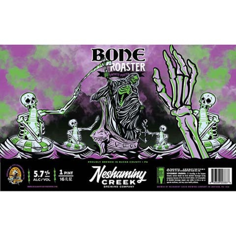 Neshaminy Creek Bone Roaster Smoke Porter 16OZ SINGLE CAN