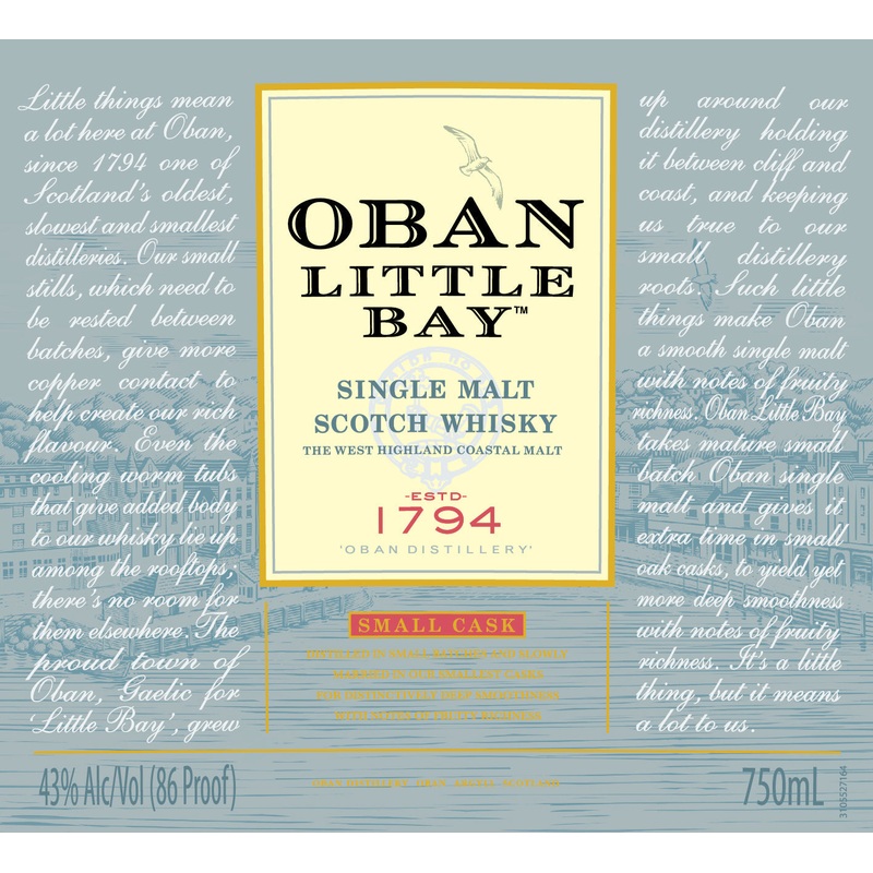 Oban Little Bay Single Malt Scotch Whisky