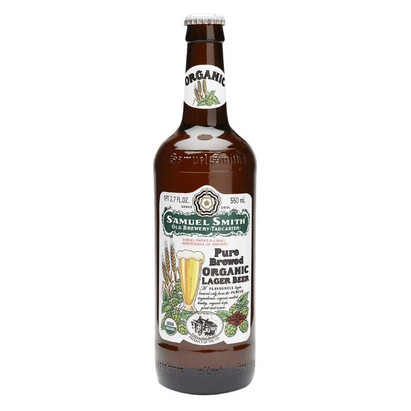 SAMUEL SMITH PURE BREWED ORGANIC LAGER 550ML BT @ Windermere [1014348] 550 ml