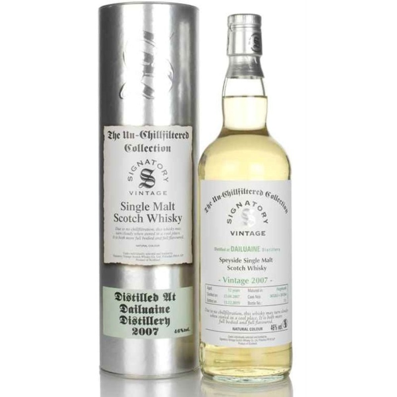 Signatory The Un-Chillfiltered Collection Dailuaine 12 Year Old 2007