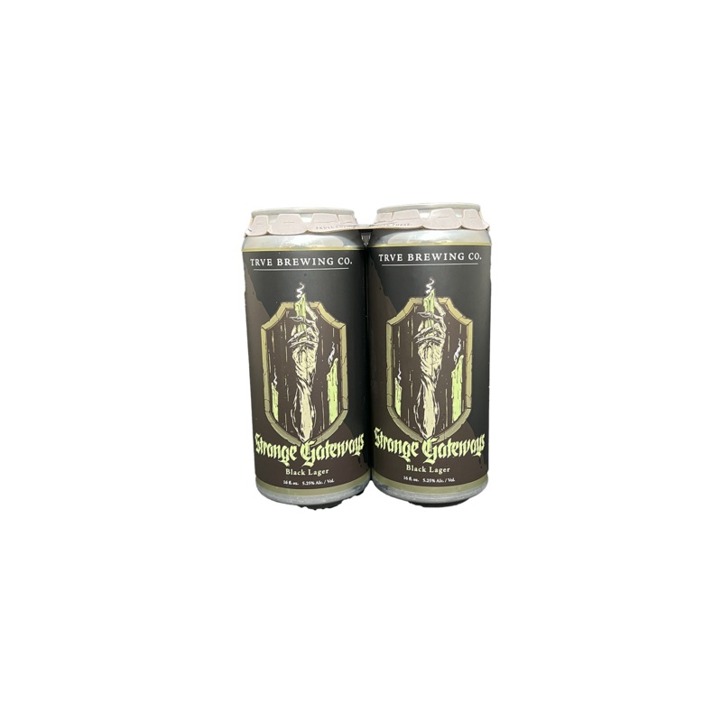 Trve Strange Gateways Black Lager 4 Pack Cans