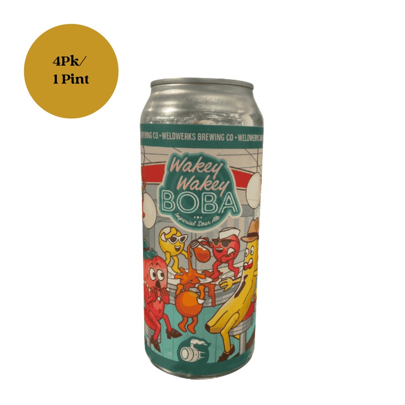 Weldwerks Brewing Co. Wakey Wakey Boba Imperial Stout 4pk 1 Pint Cans