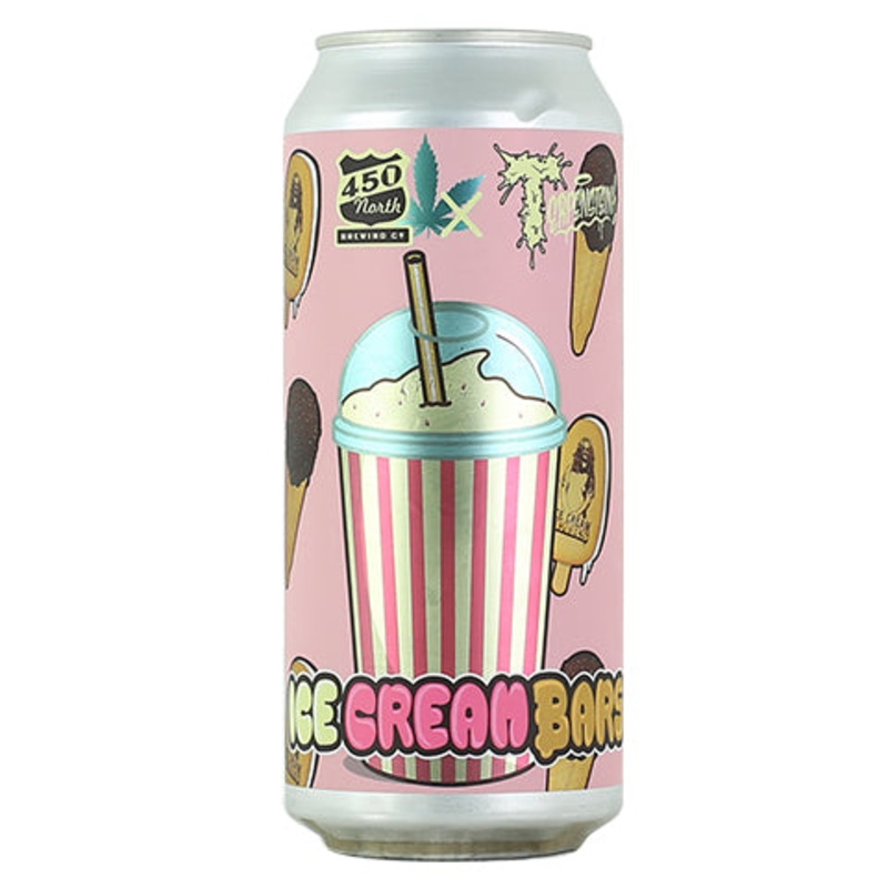 450 North Slushy XL Ice Cream Bars Sour 16OZ SINGLE CAN