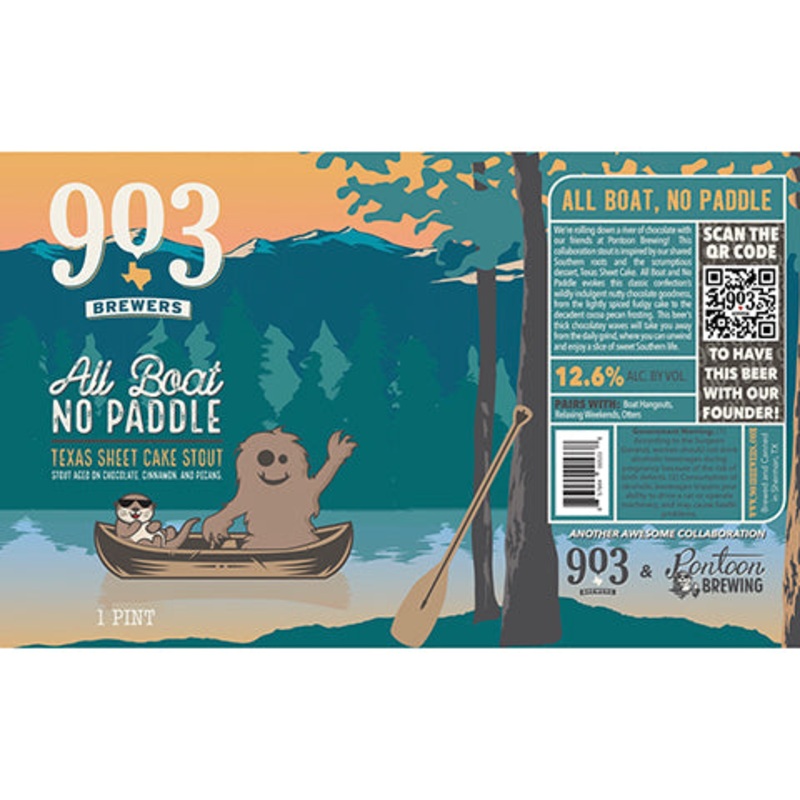 903 Brewers All Boat, No Paddle Stout 16OZ SINGLE CAN