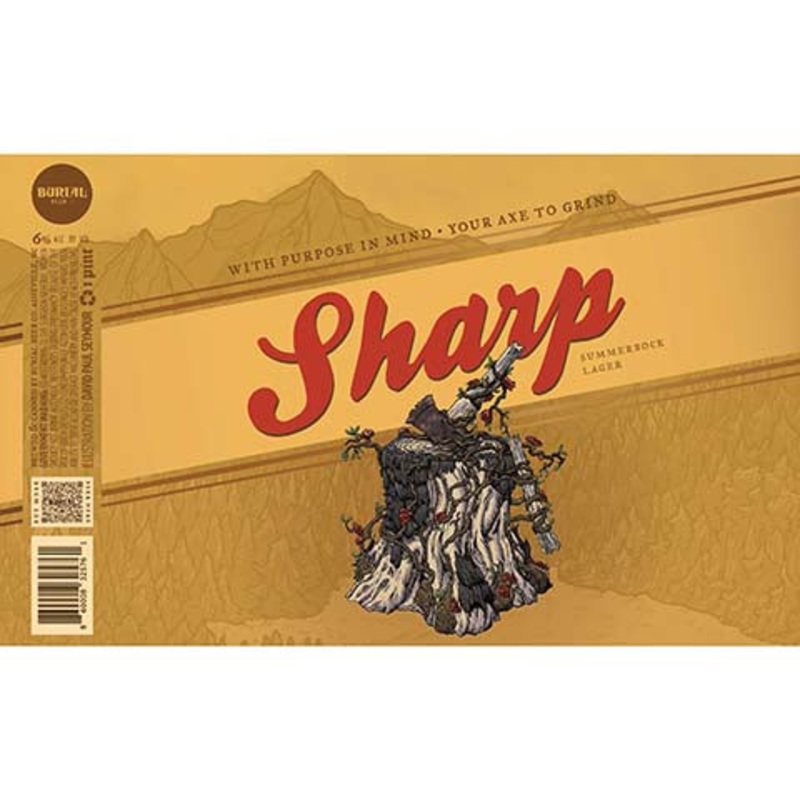 Burial Sharp Summerbock Lager 16OZ SINGLE CAN