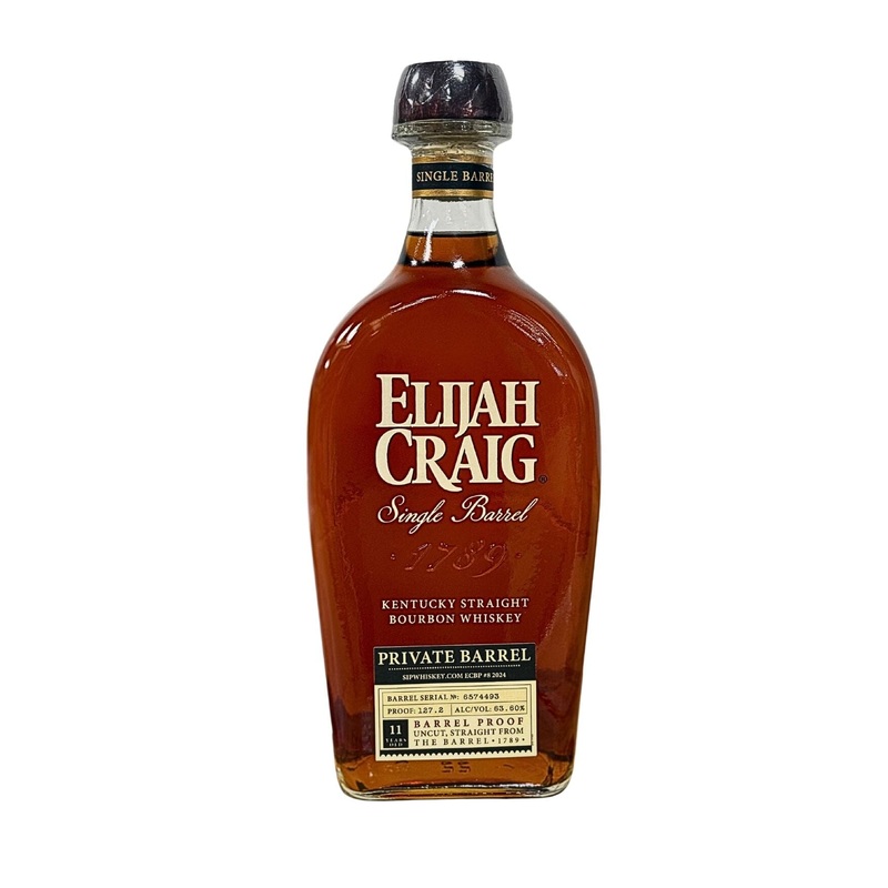 Elijah Craig Single Barrel Privately Selected by Sip Whiskey #8 2024