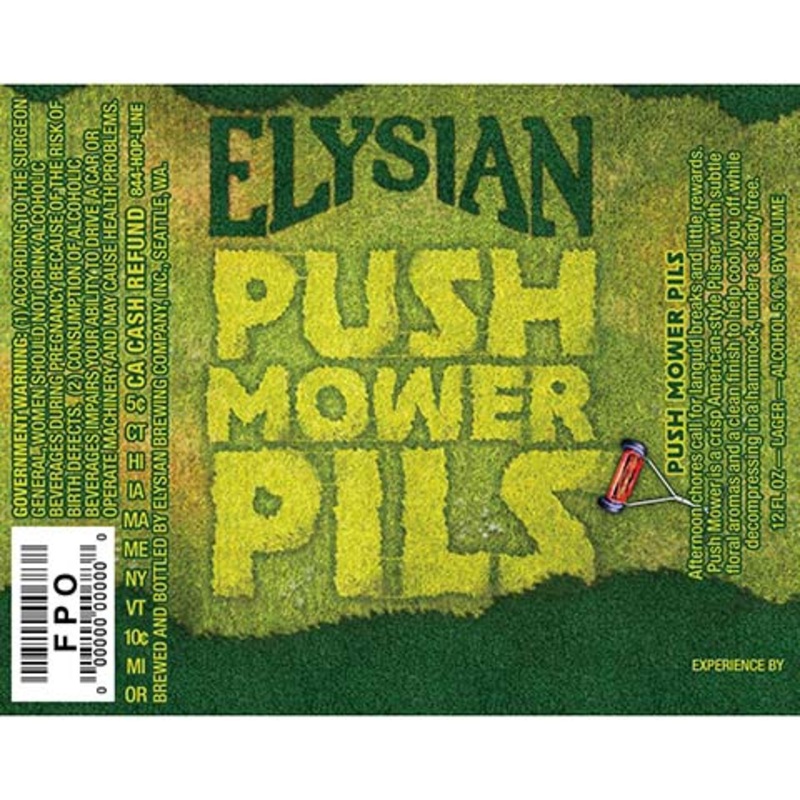 Elysian Push Mower Pils 12OZ SINGLE BTL
