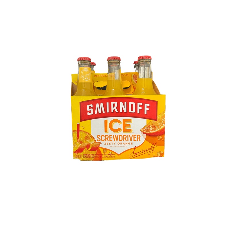 Smirnoff Ice Screwdriver 6 Pack Bottles