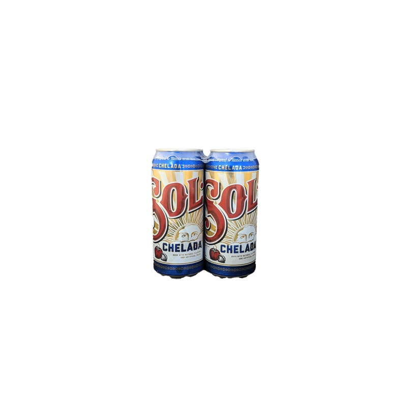 Sol Chelada 4 Pack Cans